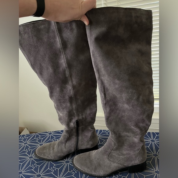 Born Grey Suede over the knee (OTK) Boot, size 9.5 - Picture 2 of 13